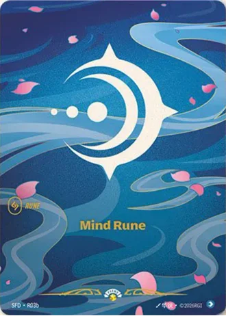 Mind Rune (Unleashed Nexus Night Promo) R03b — Promotional Cards