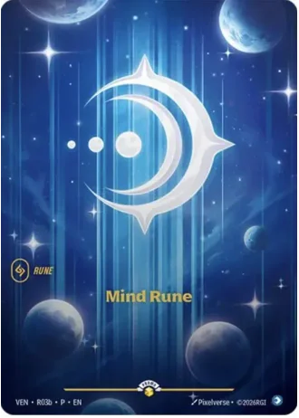 Mind Rune (Vendetta) R03b — Organized Play Promos