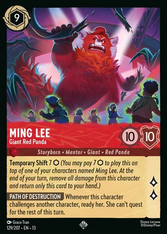 Ming Lee - Giant Red Panda #129/261 — Attack of the Vine!