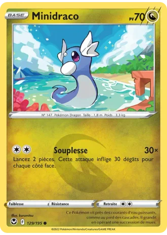 Minidraco #129/195 — Tempête Argentée