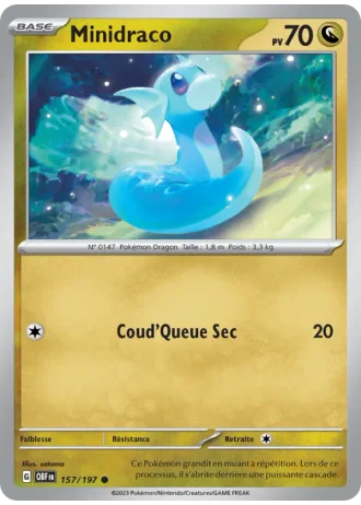 Minidraco #157/197 — Flammes Obsidiennes