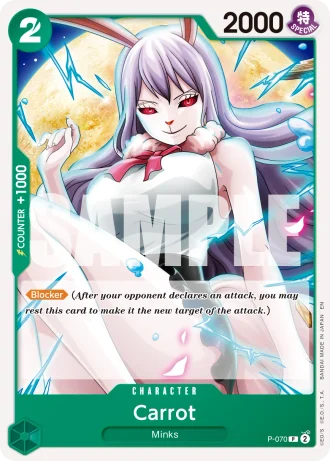 Minks (P-070) (Reprint) — One Piece Card The Best Vol.2(PRB02)