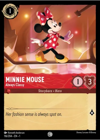 Minnie Mouse - Always Classy #116/204 — The First Chapter