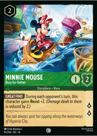 Minnie Mouse - Busy Go-Getter #92/257 — Hyperia City