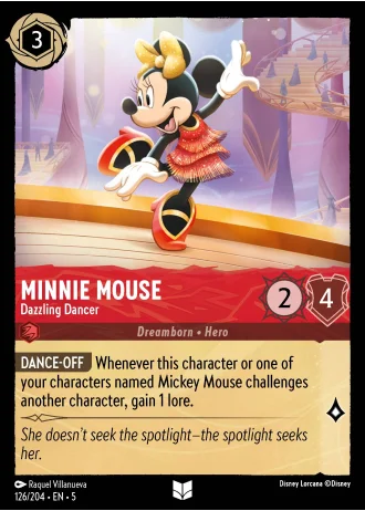 Minnie Mouse - Dazzling Dancer #126/204 — Shimmering Skies
