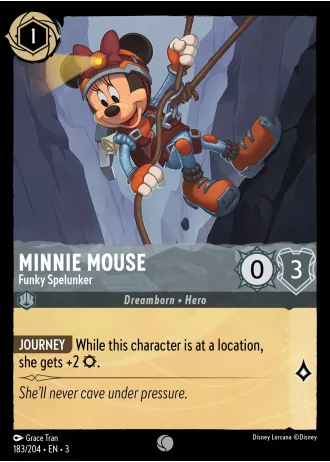 Minnie Mouse - Funky Spelunker #183/204 — Into the Inklands