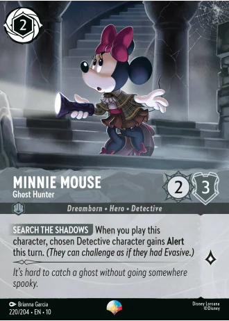 Minnie Mouse - Ghost Hunter #220/204 — Whispers in the Well