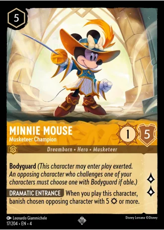 Minnie Mouse - Musketeer Champion #17/204 — Ursula's Return
