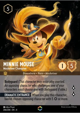Minnie Mouse - Musketeer Champion #206/204 — Ursula's Return