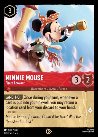 Minnie Mouse - Pirate Lookout #12/204 — Azurite Sea