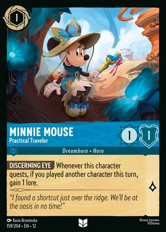 Minnie Mouse - Practical Traveler #159/257 — Wilds Unknown
