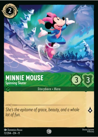 Minnie Mouse - Spinning Skater #72/204 — Winterspell