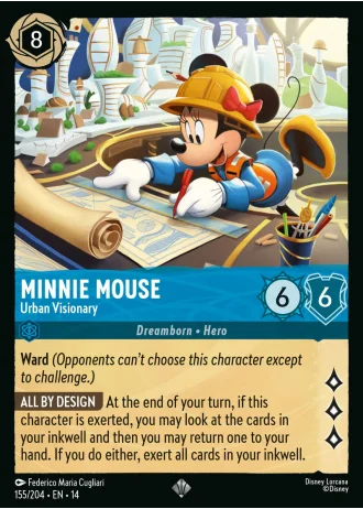 Minnie Mouse - Urban Visionary #155/257 — Hyperia City