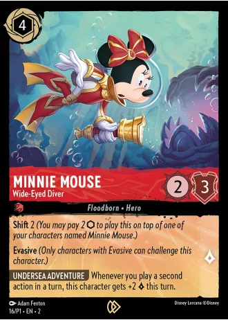 Minnie Mouse - Wide-Eyed Diver #16/204 — Rise of the Floodborn