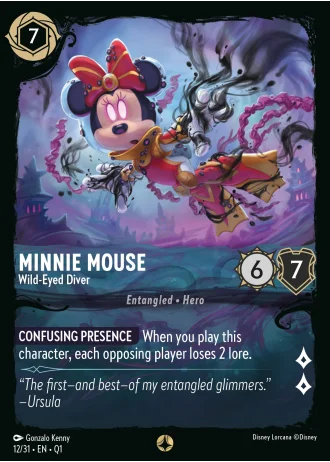 Minnie Mouse - Wild-Eyed Diver #12/31 — Illumineer's Quest: Deep Trouble