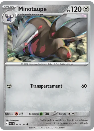 Minotaupe #147/197 — Flammes Obsidiennes