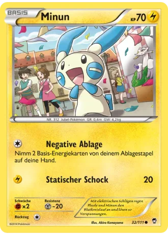 Minun #32/111 — Fliegende Fäuste