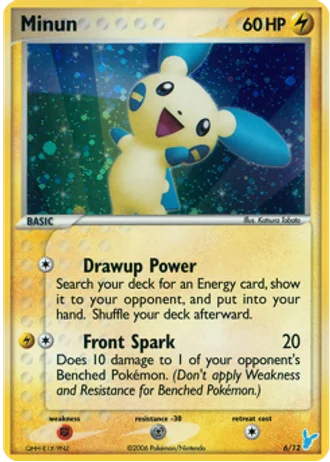 Minun #6 — EX trainer Kit 2 (Minun)