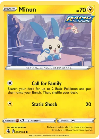 Minun #90 — Fusion Strike