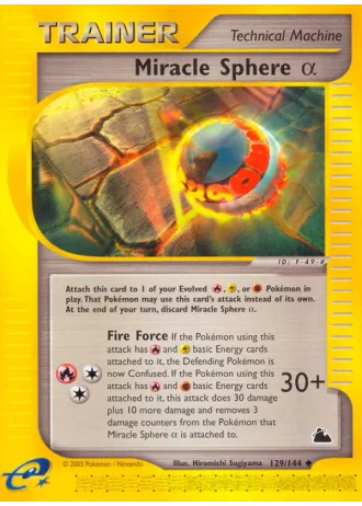 Miracle Sphere Alpha #129/144 — Skyridge