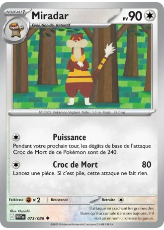 Miradar #073/86 — Flamme Blanche