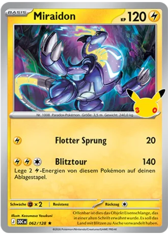 Miraidon #062/128 — 30 Jahre