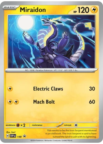 Miraidon #148 — Scarlet & Violet Promos