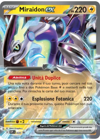 Miraidon ex #028 — Scarlatto e Violetto Promos