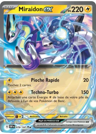 Miraidon ex #079 — Flammes Obsidiennes