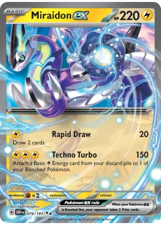 Miraidon ex #079 — Obsidian Flames