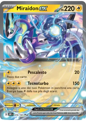 Miraidon ex #079 — Ossidiana Infuocata