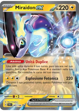 Miraidon ex #081 — Scarlatto e Violetto