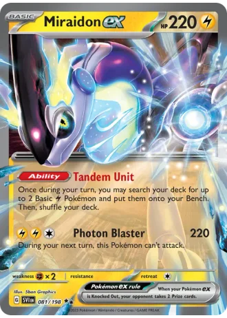 Miraidon ex #081 — Scarlet & Violet
