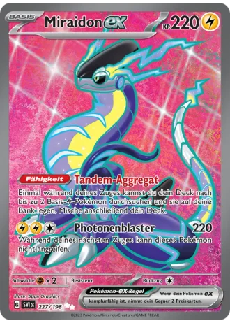 Miraidon ex #227 — Karmesin & Purpur
