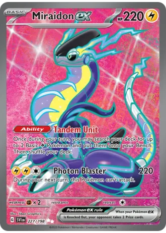 Miraidon ex #227 — Scarlet & Violet