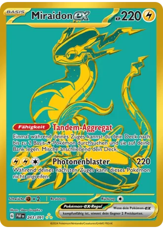 Miraidon ex #243/91 — Paldeas Schicksale