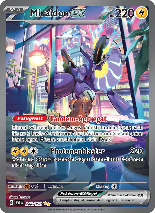 Miraidon ex #244 — Karmesin & Purpur