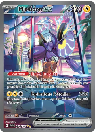 Miraidon ex #244 — Scarlatto e Violetto