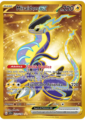 Miraidon ex #253 — Scarlatto e Violetto