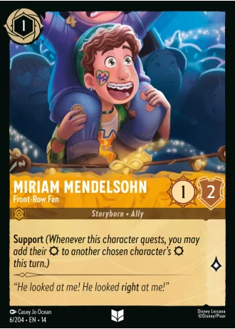 Miriam Mendelsohn - Front-Row Fan #6/257 — Hyperia City