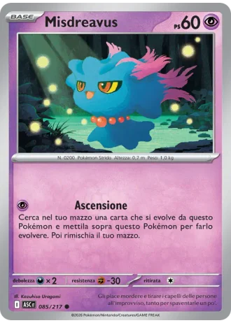 Misdreavus #085/217 — Ascesa Eroica