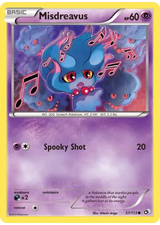Misdreavus #57/113 — Legendary Treasures