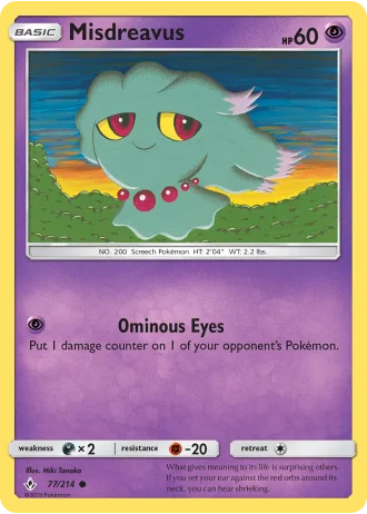 Misdreavus #77/214 — Unbroken Bonds