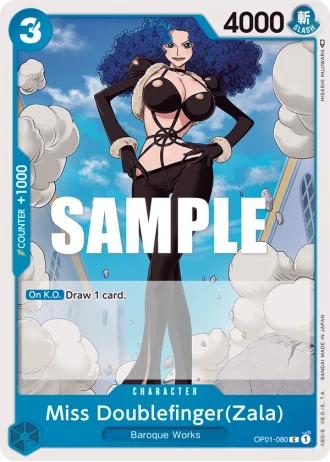 Miss Doublefinger (Zala) (OP01-080) — Romance Dawn (OP01)