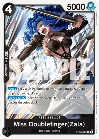 Miss Doublefinger(Zala) (EB03-046) — ONE PIECE Heroines Edition (EB03)