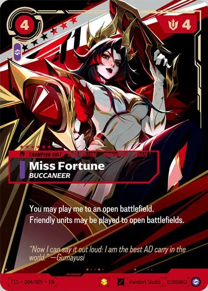 Miss Fortune, Buccaneer (T1 Worlds Champion Signature Edition Bundle) #716026 — T1 2025 Worlds Champion