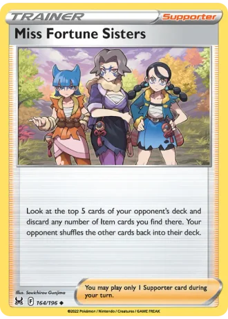 Miss Fortune Sisters #164/196 — Lost Origin
