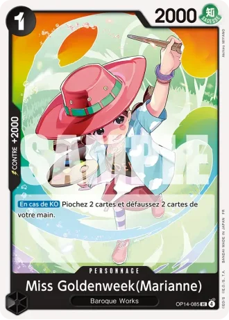Miss Goldenweek(Marianne) (OP14-085) — Les Sept de la Mer d'Azur (OP14-EB04)