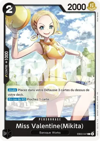 Miss Valentine(Mikita) (EB03-047) — ONE PIECE Heroines Edition (EB03)