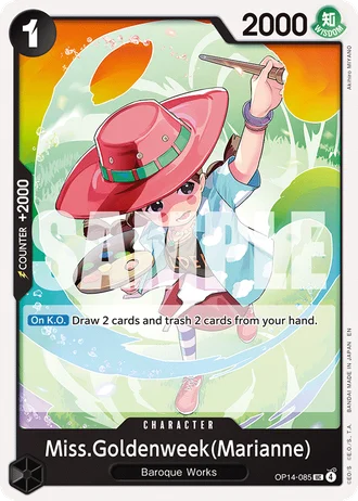 Miss.Goldenweek(Marianne) (OP14-085) — The Azure Sea's Seven (OP14-EB04)